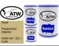 Preview: Saab, Pepperdust Metallic, WA814S / 321 / GJM: 500ml Lackdose + 500ml Klarlack + 250ml Härter - Set, von ATW Autoteile West.